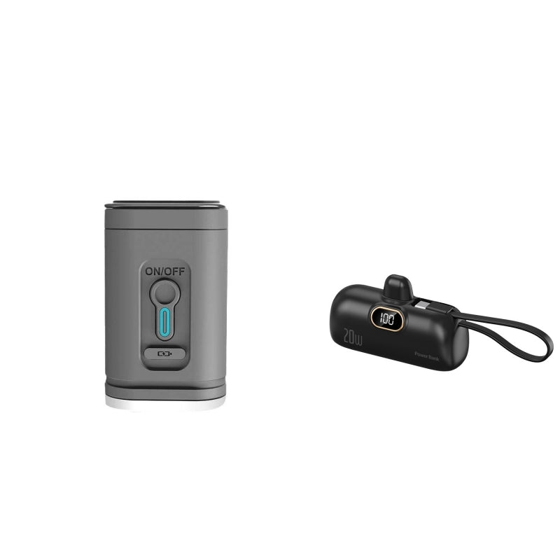 🏕️ Rechargeable Camping Air Pump – LED Light, Fast Inflation, Compact – Cash on Delivery 🔋