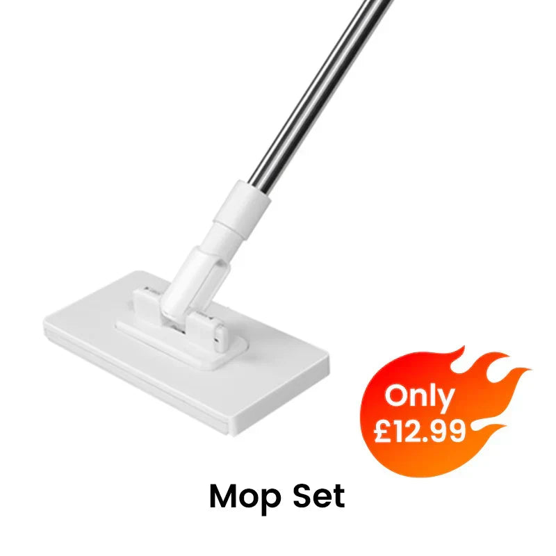 🧹Disposable Dust Mop with 4 Reusable Cloths