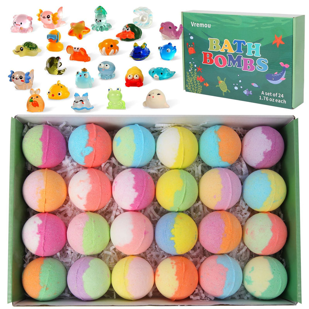 12-Piece Bath Bomb Gift Set for Kids