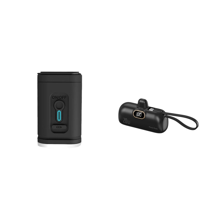 🏕️ Rechargeable Camping Air Pump – LED Light, Fast Inflation, Compact – Cash on Delivery 🔋
