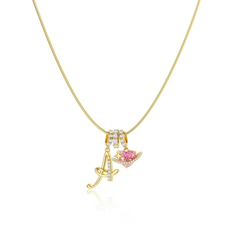 🎁2026 Mother's Day Gifts 50% Off--💖3-Layering Initial A-Z Letter Pendant Necklaces