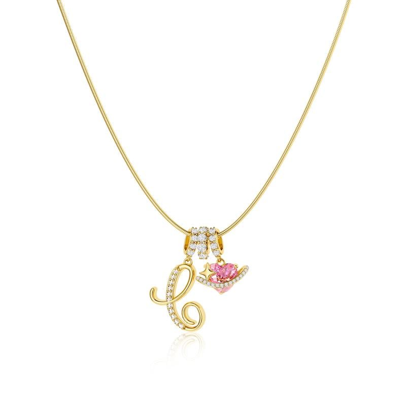 🎁2026 Mother's Day Gifts 50% Off--💖3-Layering Initial A-Z Letter Pendant Necklaces