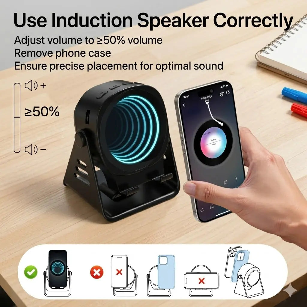 🔥Last day of the limited-time 50% off sale!🔥Induction Speaker Phone Stand