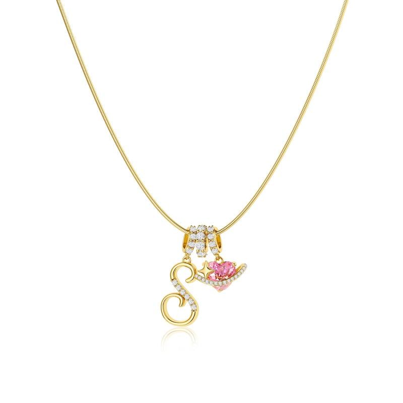 🎁2026 Mother's Day Gifts 50% Off--💖3-Layering Initial A-Z Letter Pendant Necklaces