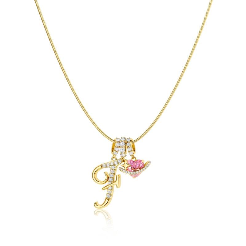 🎁2026 Mother's Day Gifts 50% Off--💖3-Layering Initial A-Z Letter Pendant Necklaces