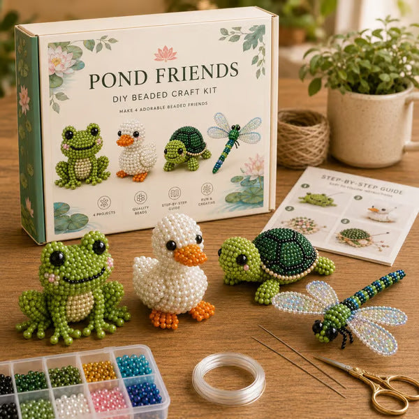 🎁 Hot Sale 49% OFF 🔥3D Beaded Animal DIY Craft Kit