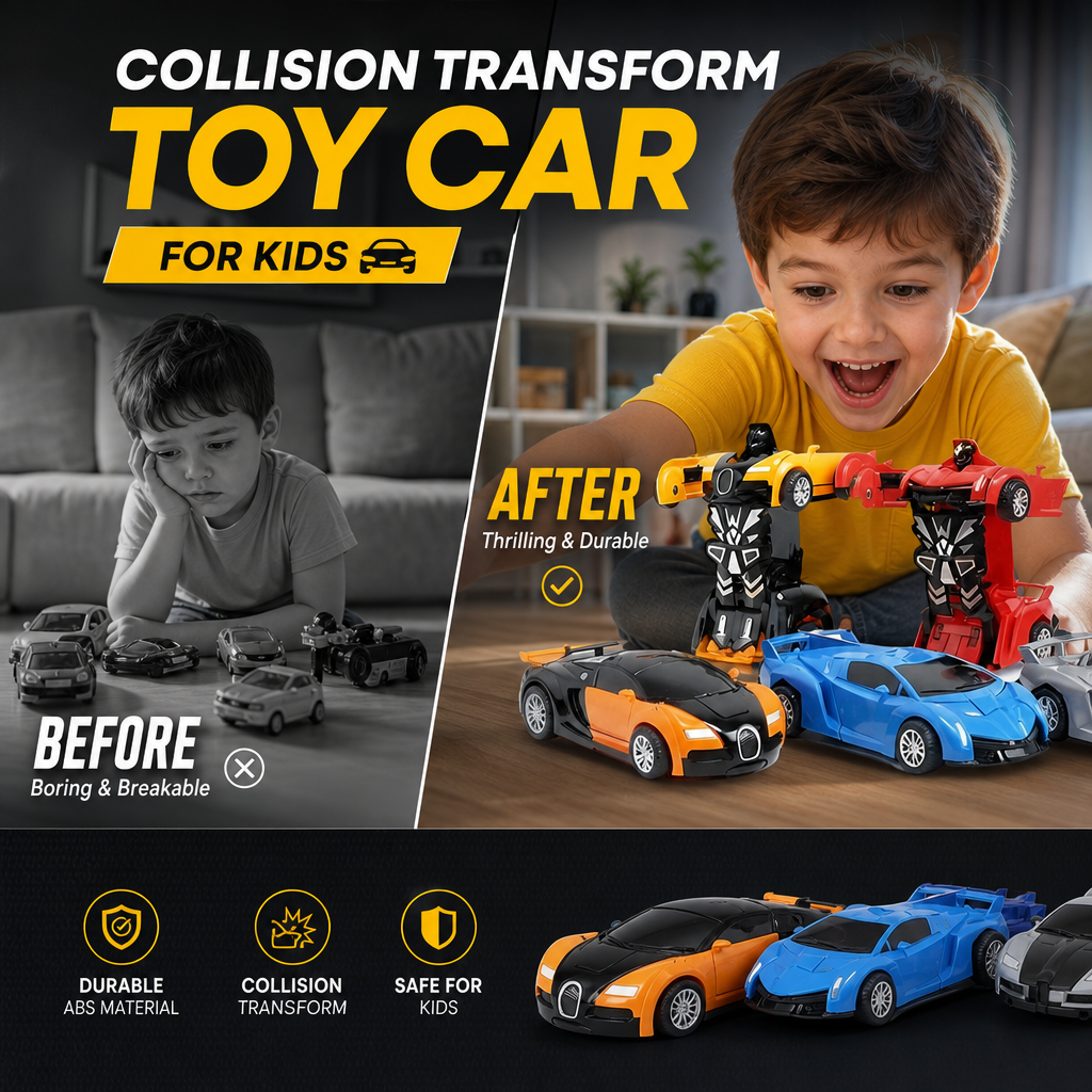 🎁Hot Sale 49% Off🚗Collision Transform Toy Car for Kids