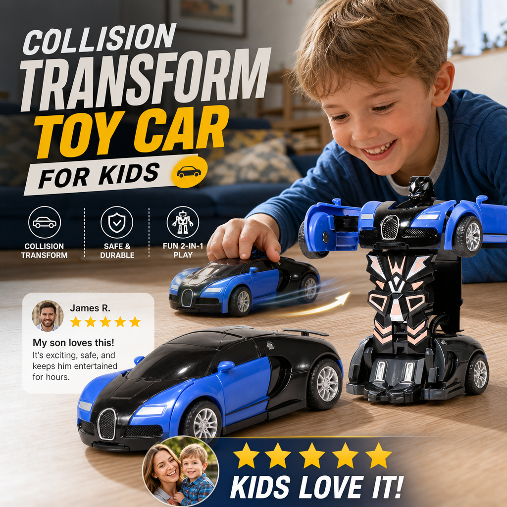 🎁Hot Sale 49% Off🚗Collision Transform Toy Car for Kids