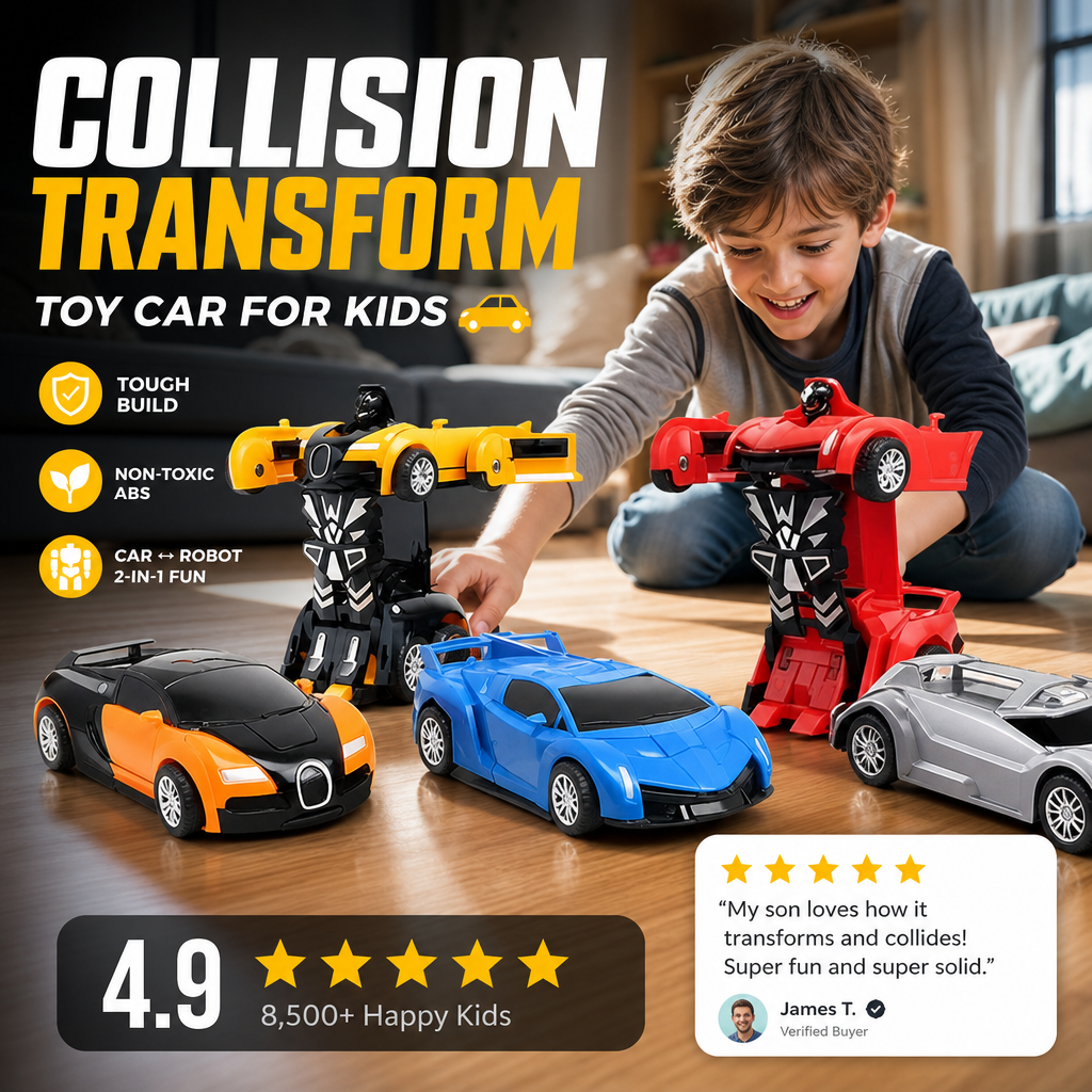 🎁Hot Sale 49% Off🚗Collision Transform Toy Car for Kids