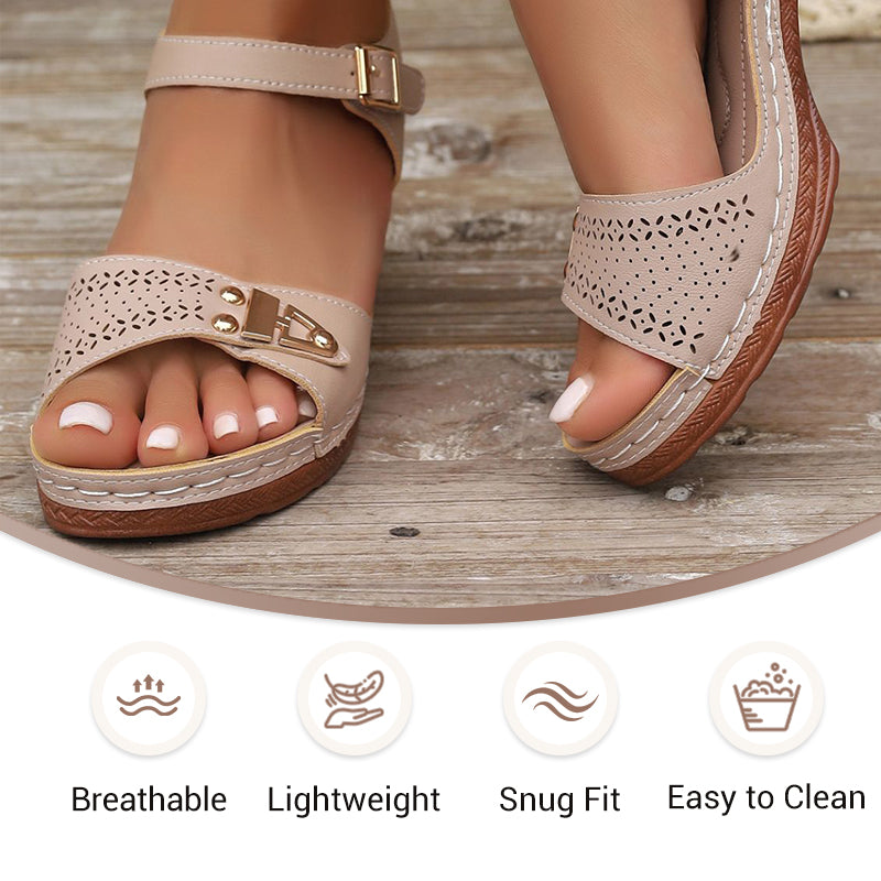 🌸NEW HOT SALE 50% OFF✨Women's Chunky Heel Ankle Strap Sandals