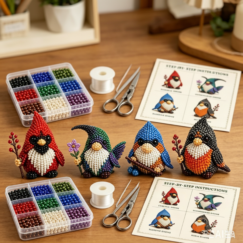 🎁 Hot Sale 49% OFF 🔥3D Beaded Animal DIY Craft Kit