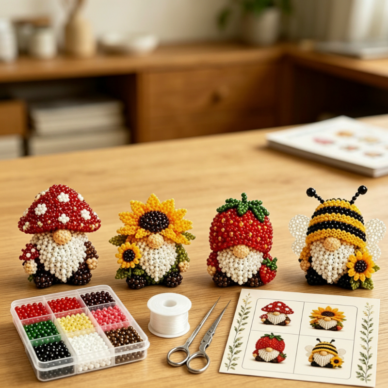 🎁 Hot Sale 49% OFF 🔥3D Beaded Animal DIY Craft Kit