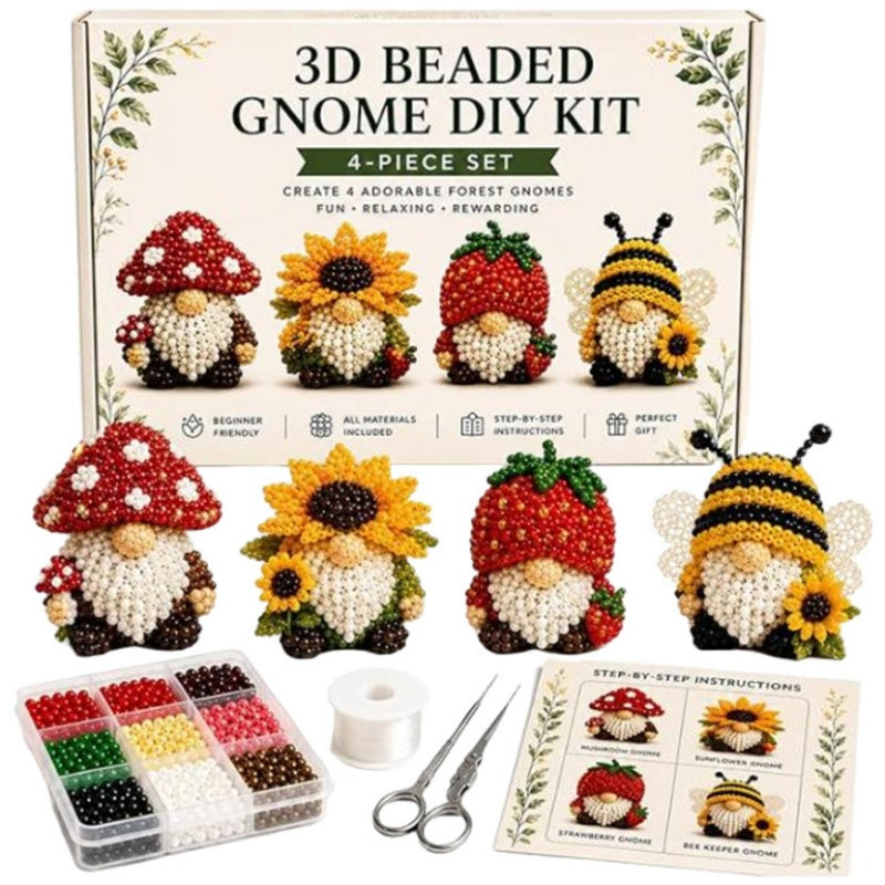 🎁 Hot Sale 49% OFF 🔥3D Beaded Animal DIY Craft Kit