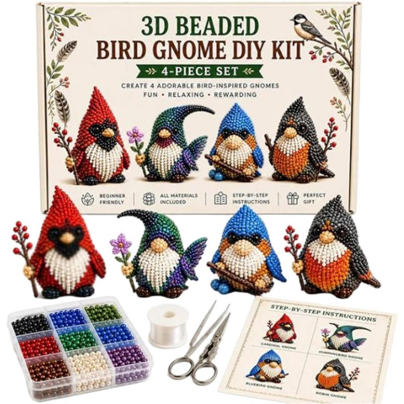 🎁 Hot Sale 49% OFF 🔥3D Beaded Animal DIY Craft Kit