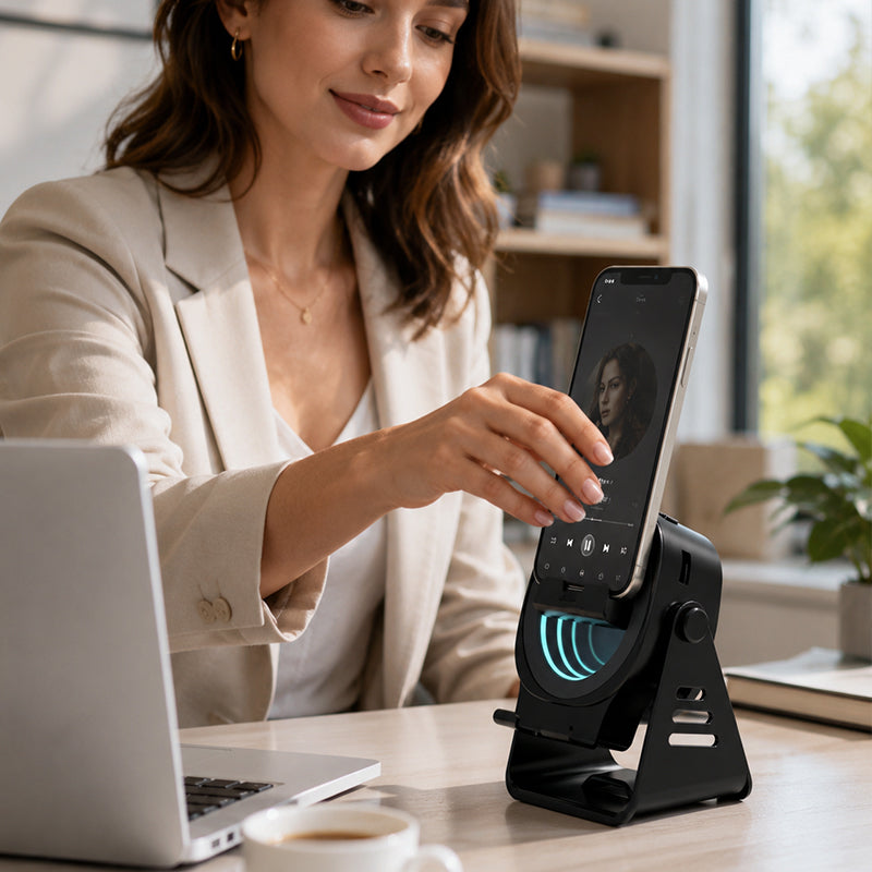 🔥Last day of the limited-time 50% off sale!🔥Induction Speaker Phone Stand
