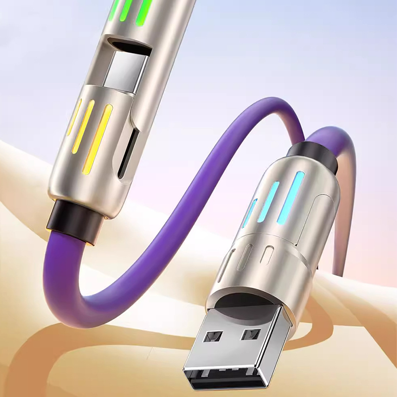 📢📢50% OFF NOW! ⚡4-in-1 LED Light Up Charging Cable